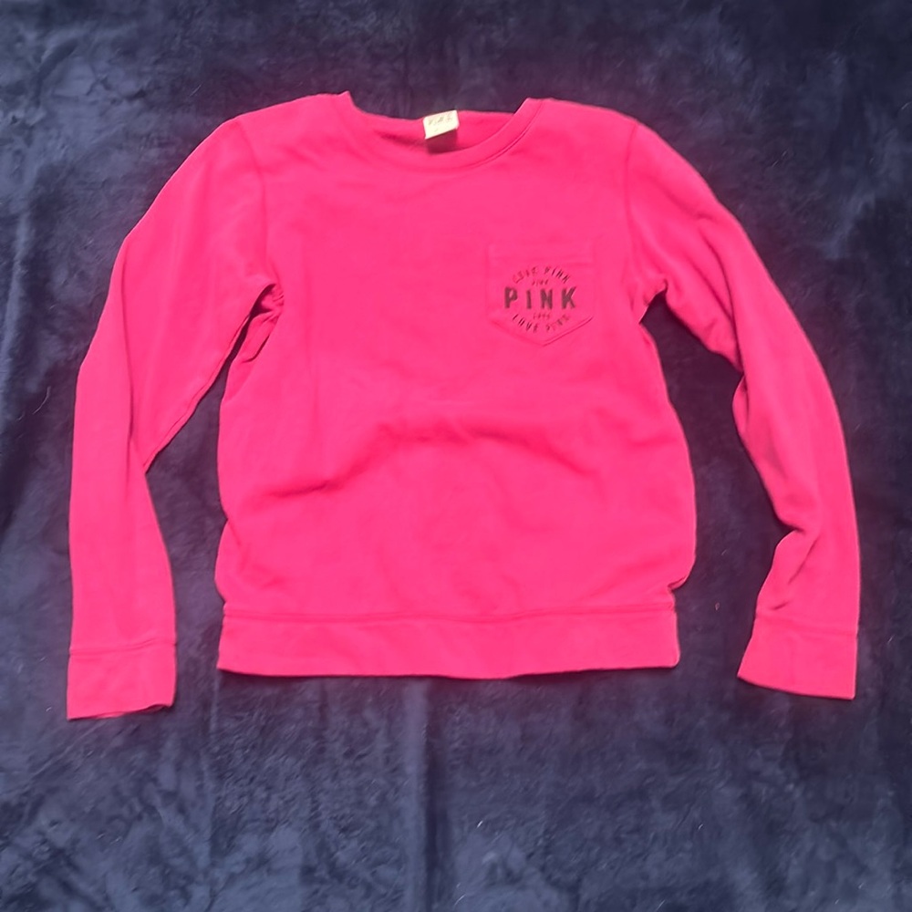 PINK crew neck sweater